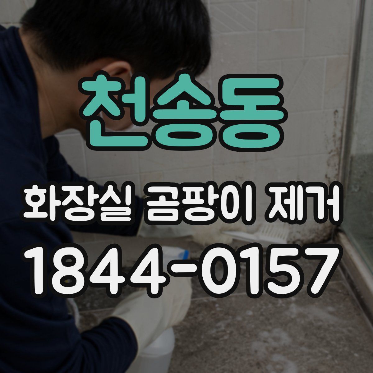 천송동 화장실 곰팡이 제거
