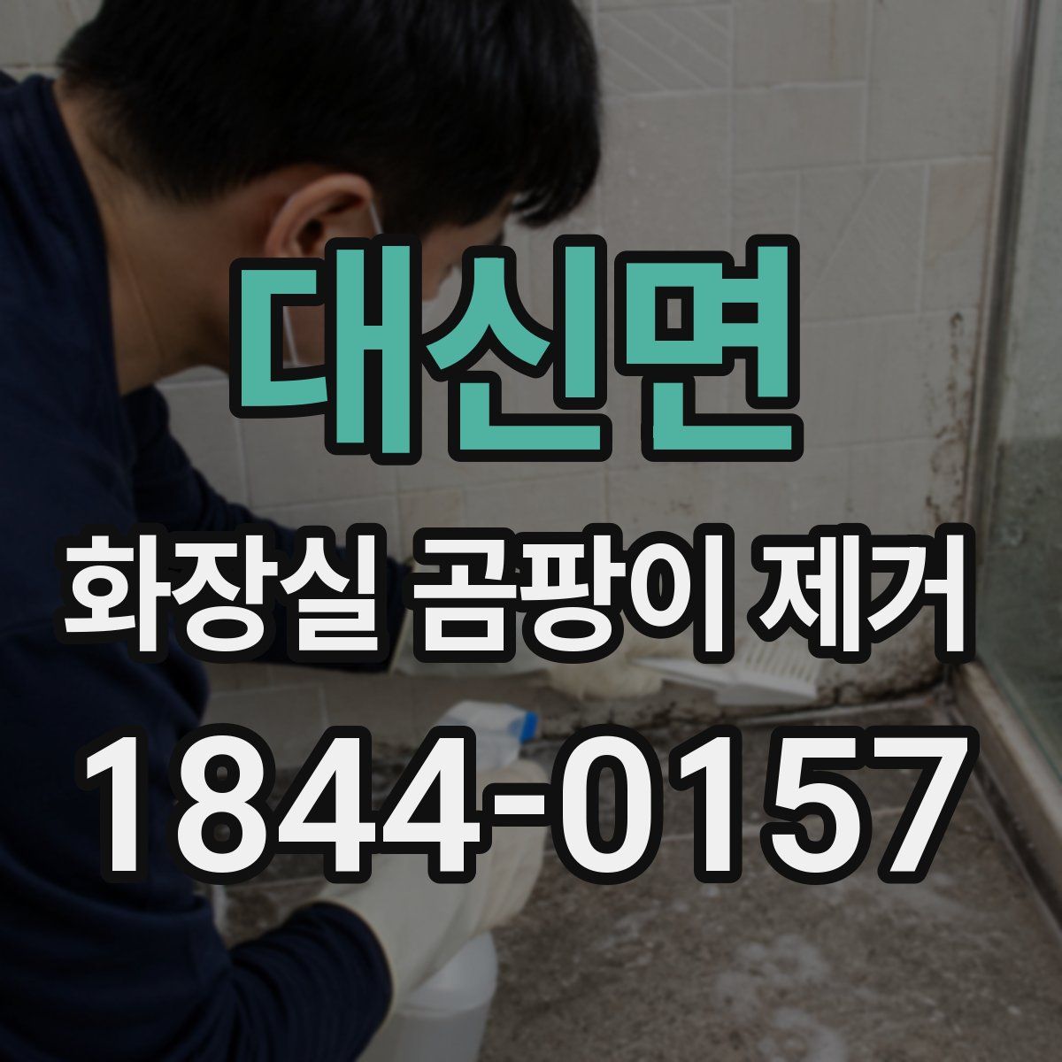 대신면 화장실 곰팡이 제거
