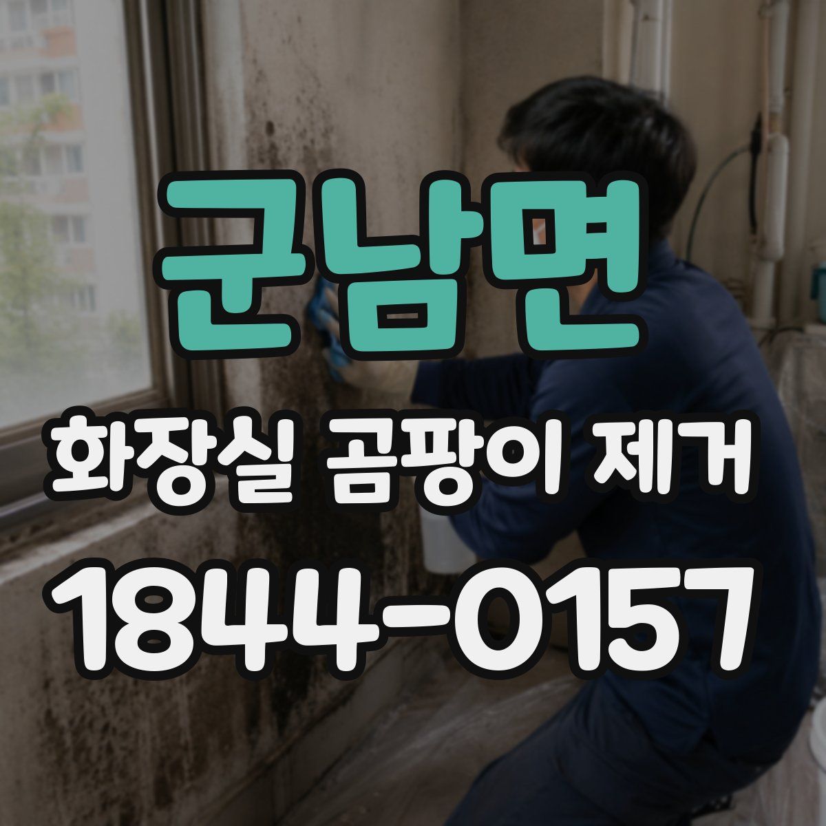 군남면 화장실 곰팡이 제거