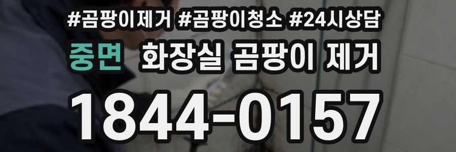 중면 화장실 곰팡이 제거