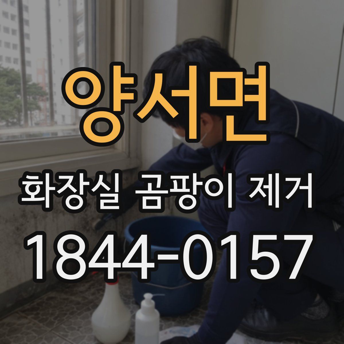 양서면 화장실 곰팡이 제거
