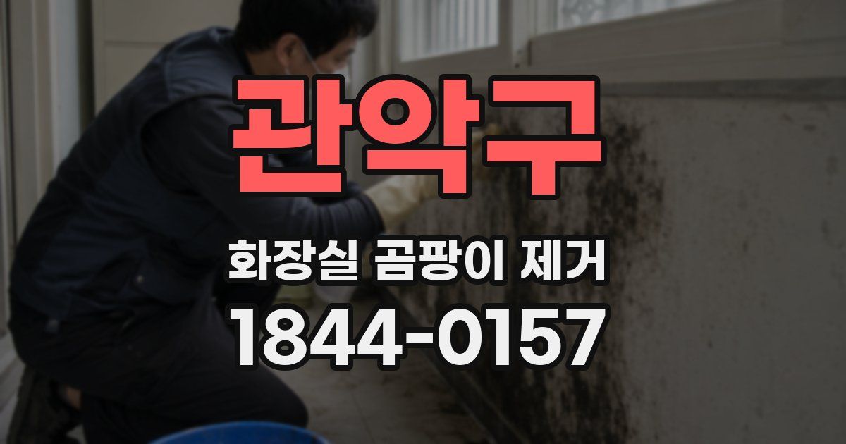 관악구 화장실 곰팡이 제거