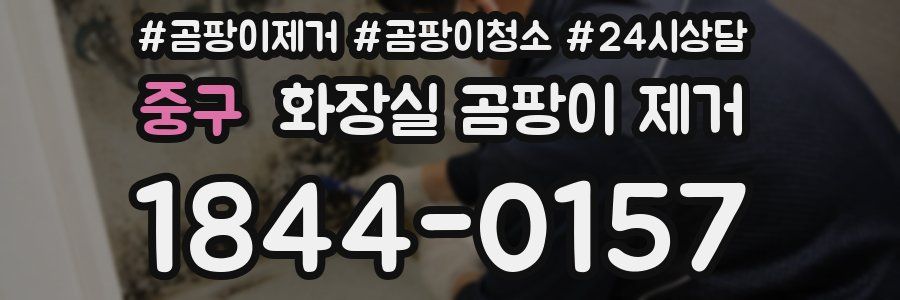 중구 화장실 곰팡이 제거
