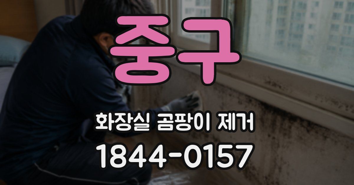 중구 화장실 곰팡이 제거
