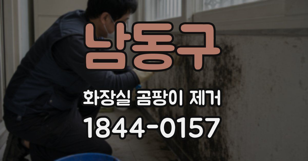 남동구 화장실 곰팡이 제거