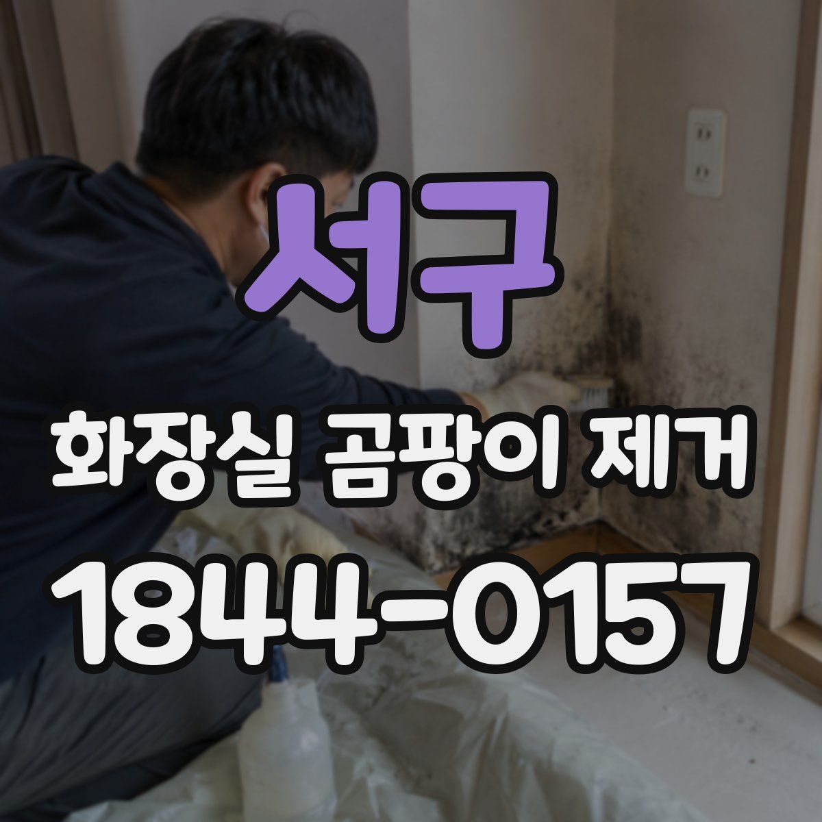 서구 화장실 곰팡이 제거