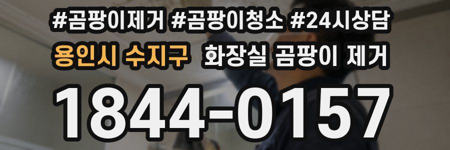 용인시 수지구 화장실 곰팡이 제거