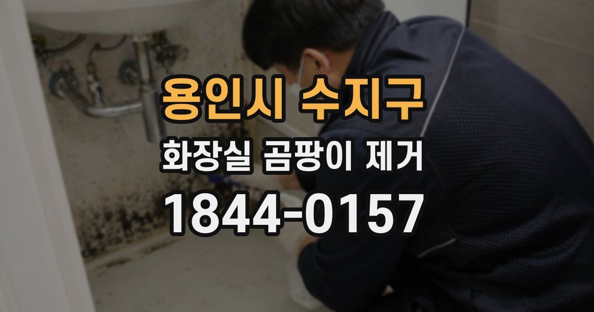 용인시 수지구 화장실 곰팡이 제거