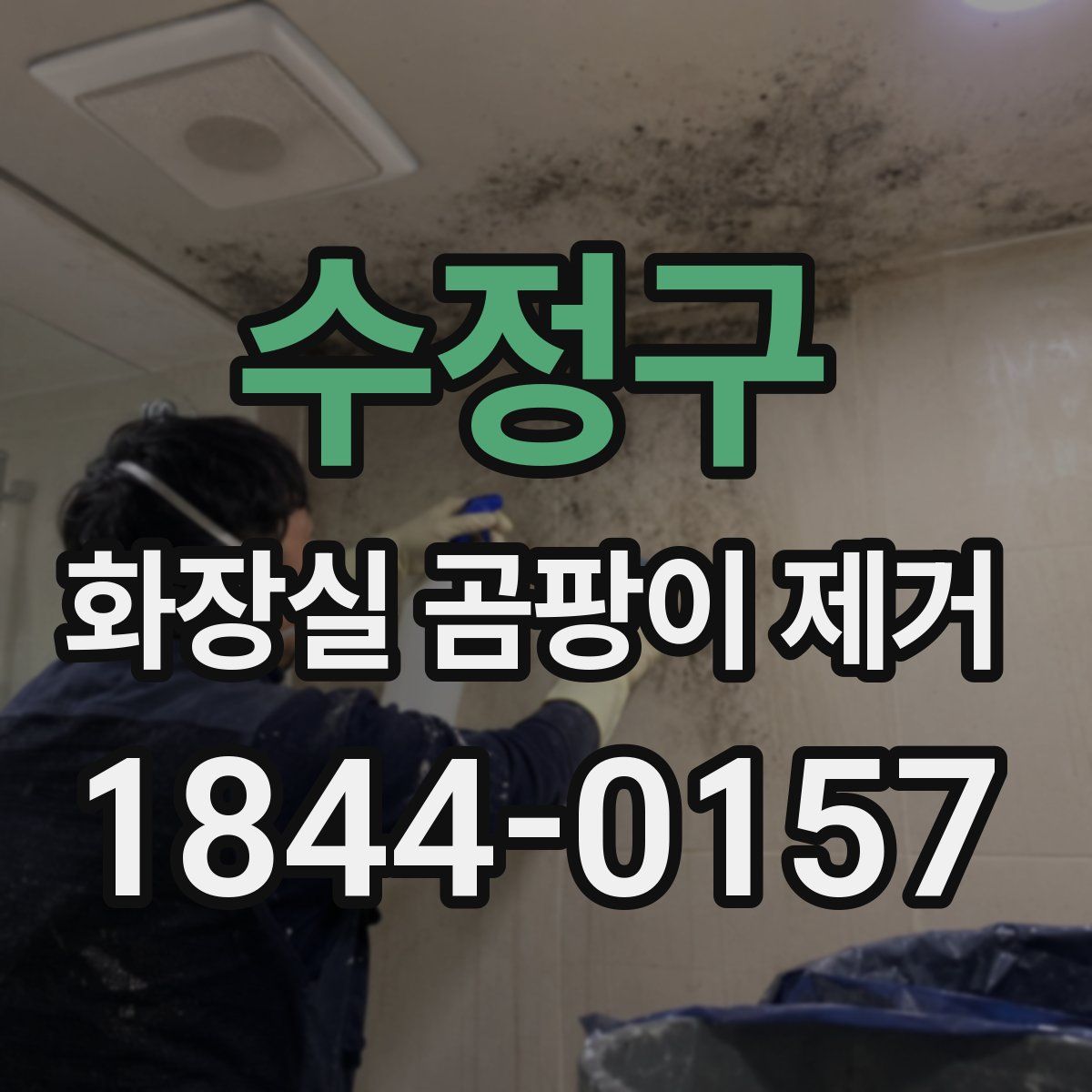 수정구 화장실 곰팡이 제거