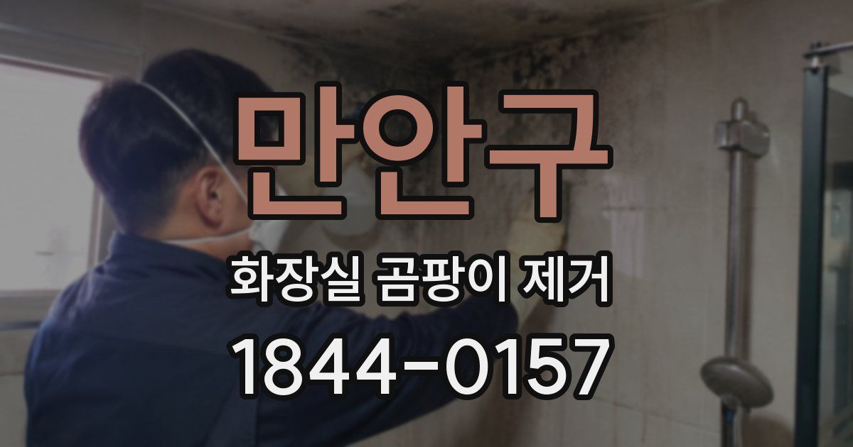 만안구 화장실 곰팡이 제거