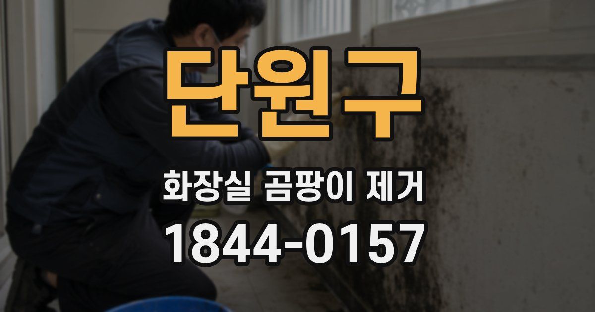 단원구 화장실 곰팡이 제거