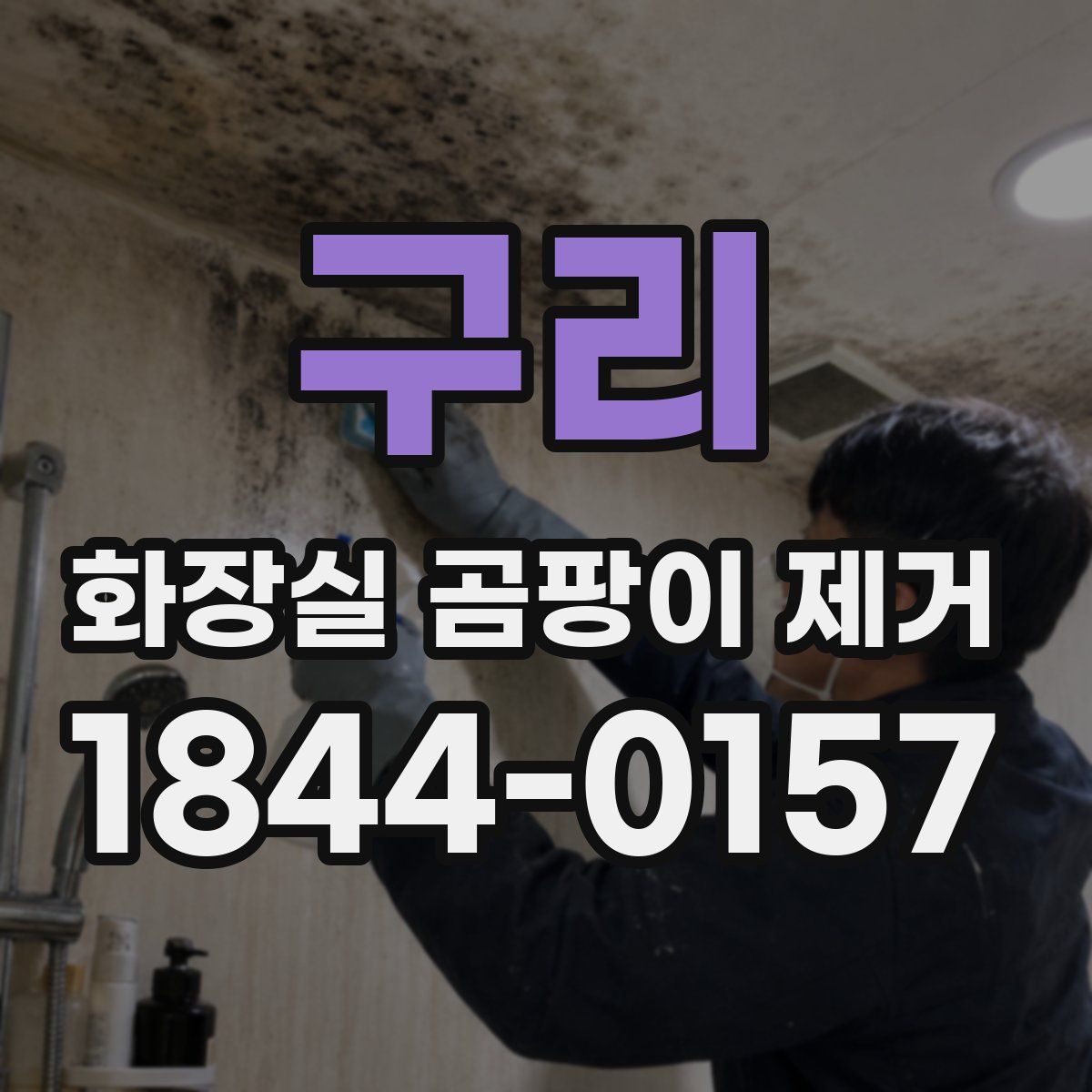 구리 화장실 곰팡이 제거