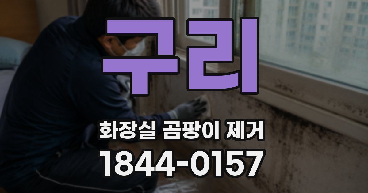 구리 화장실 곰팡이 제거
