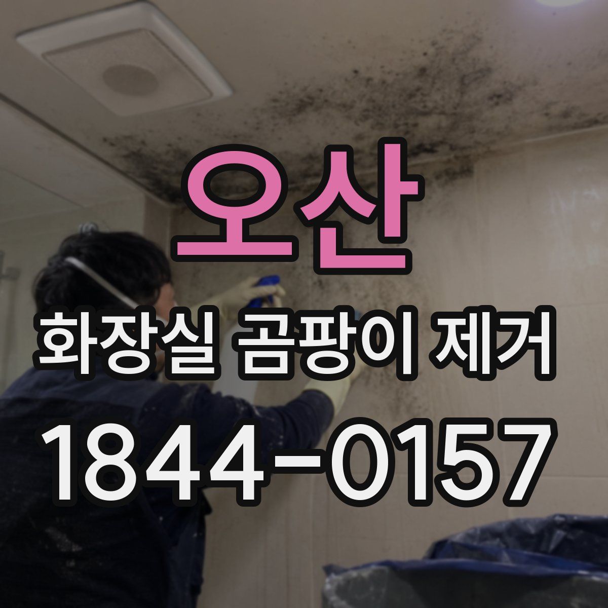 오산 화장실 곰팡이 제거
