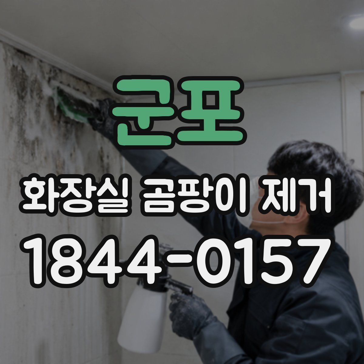 군포 화장실 곰팡이 제거