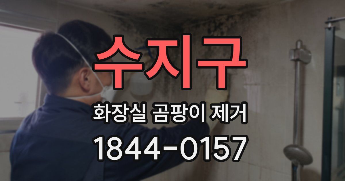 수지구 화장실 곰팡이 제거