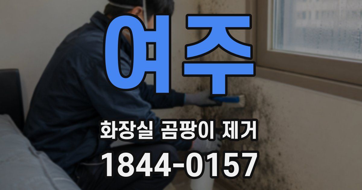 여주 화장실 곰팡이 제거