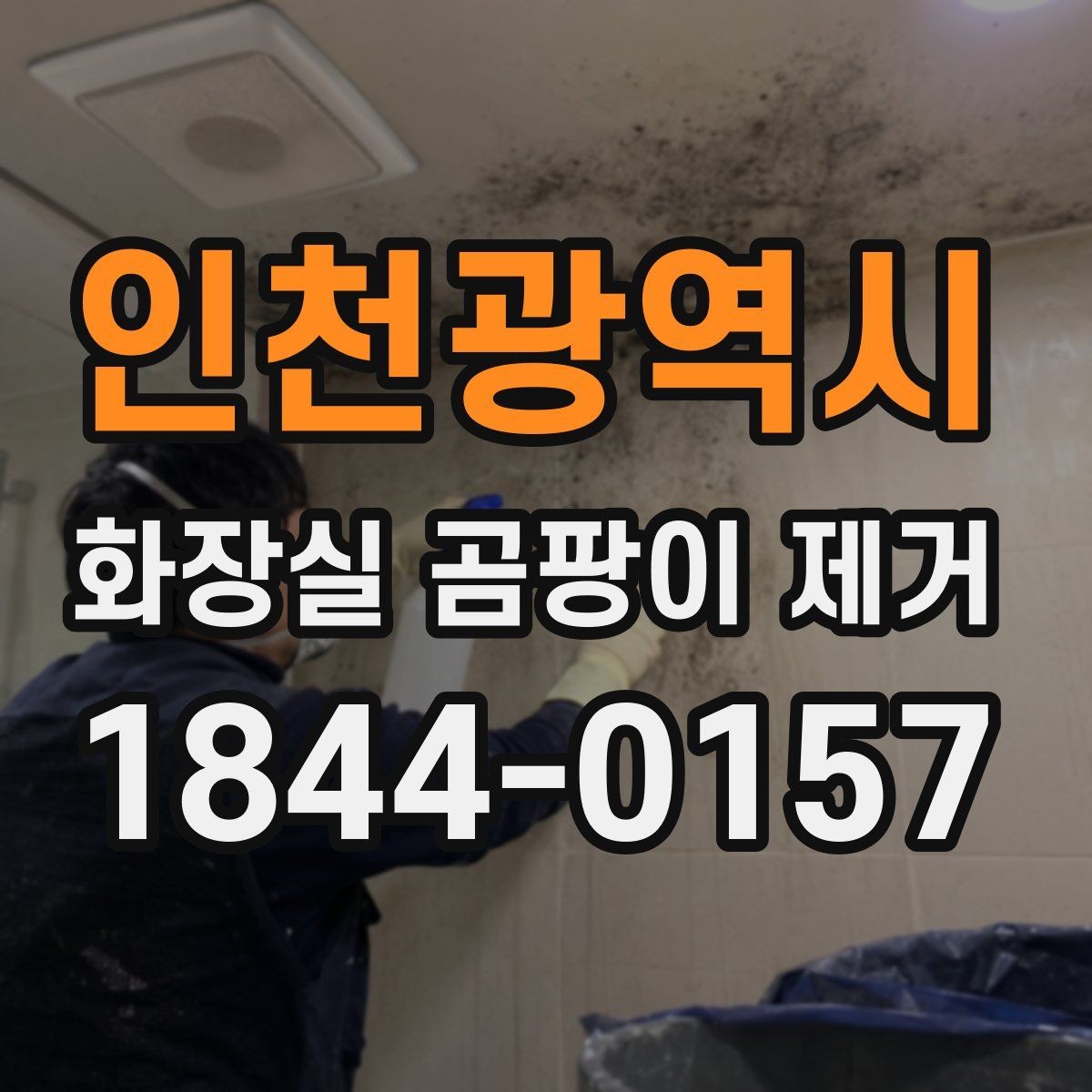 인천광역시 화장실 곰팡이 제거 청소 시간과 환기 요령