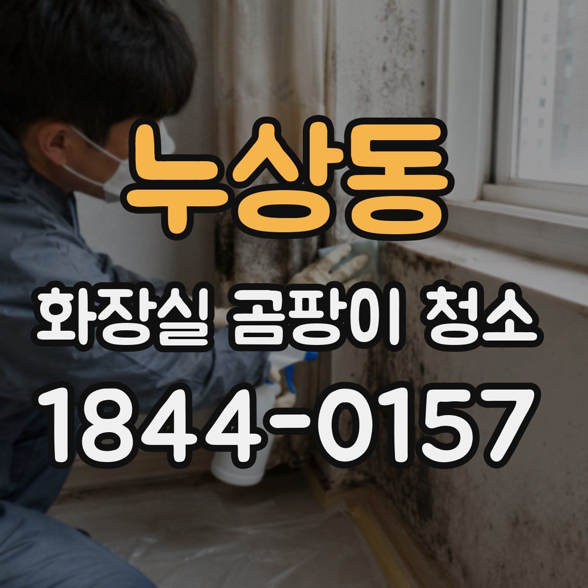누상동 화장실 곰팡이 청소