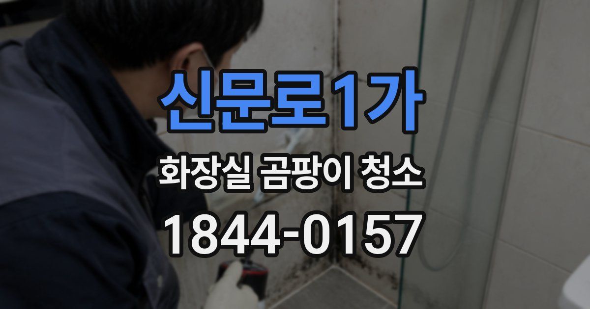 신문로1가 화장실 곰팡이 청소