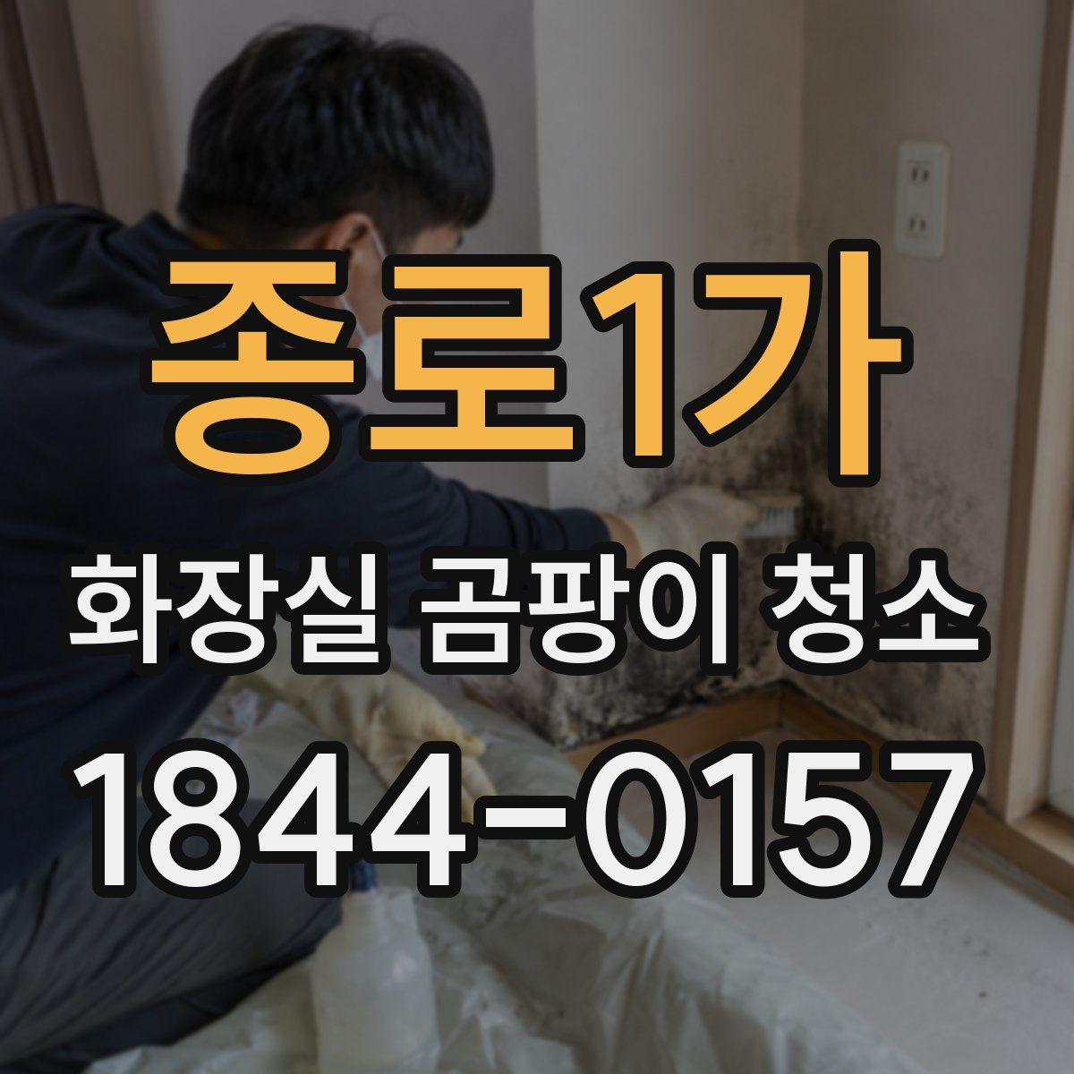 종로1가 화장실 곰팡이 청소