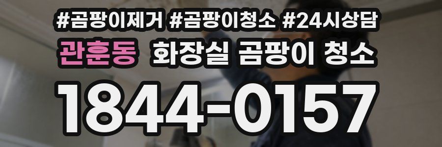 관훈동 화장실 곰팡이 청소
