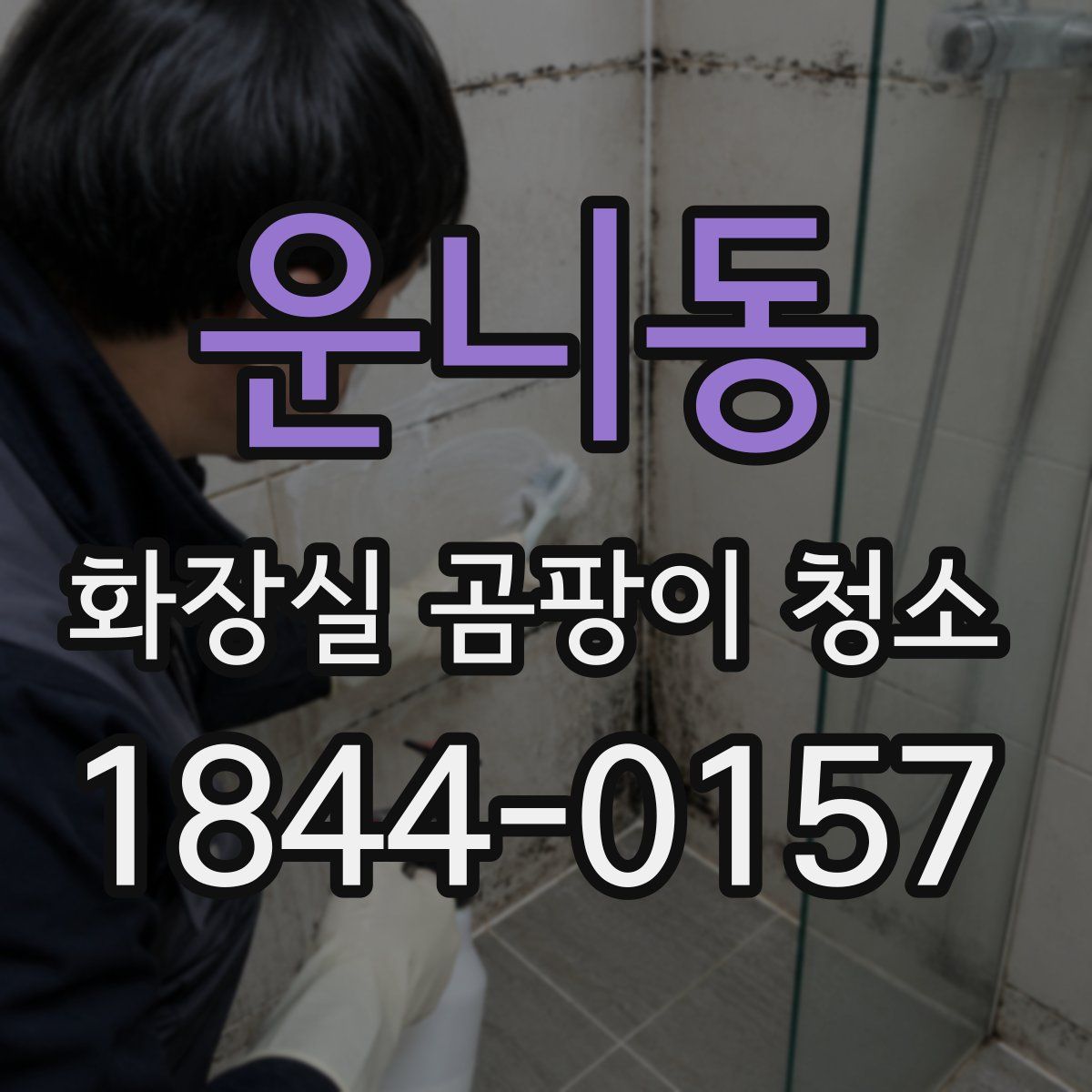 운니동 화장실 곰팡이 청소