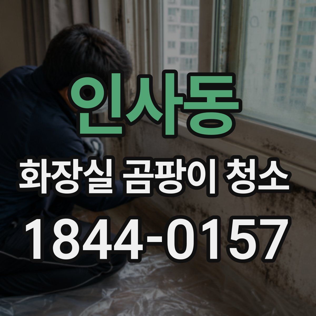 인사동 화장실 곰팡이 청소