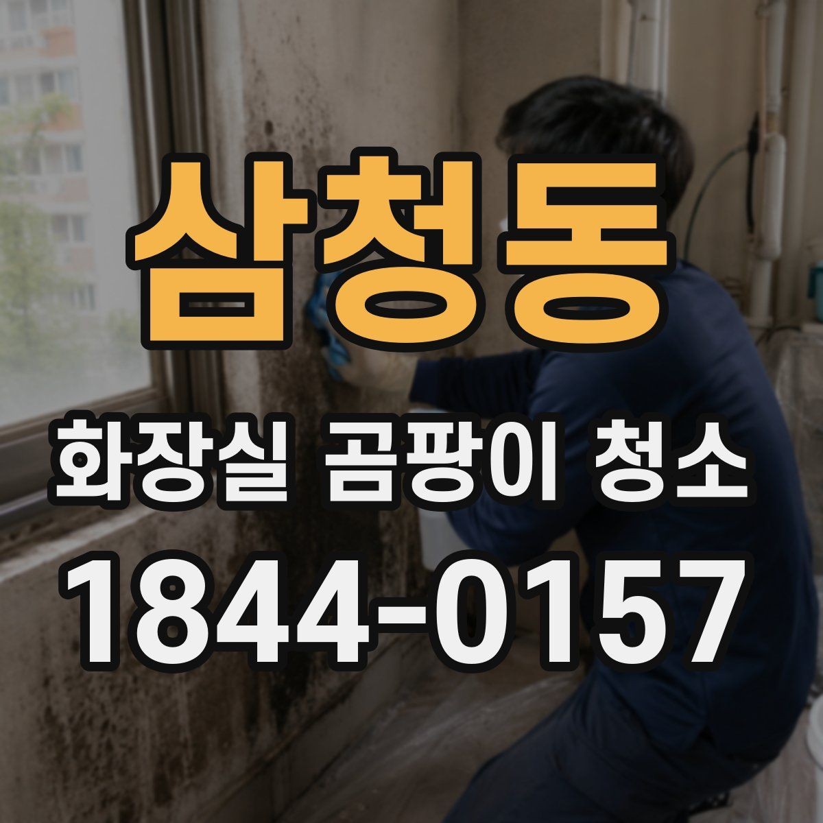 삼청동 화장실 곰팡이 청소 묵은 때와 곰팡이를 분리해 정리하는 법