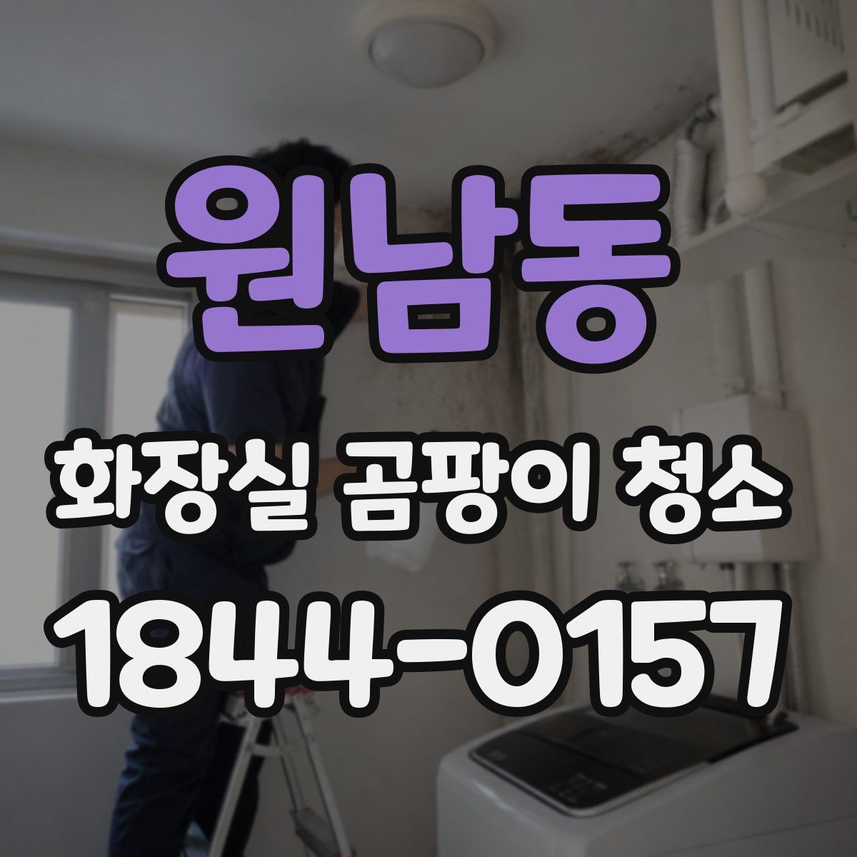 원남동 화장실 곰팡이 청소