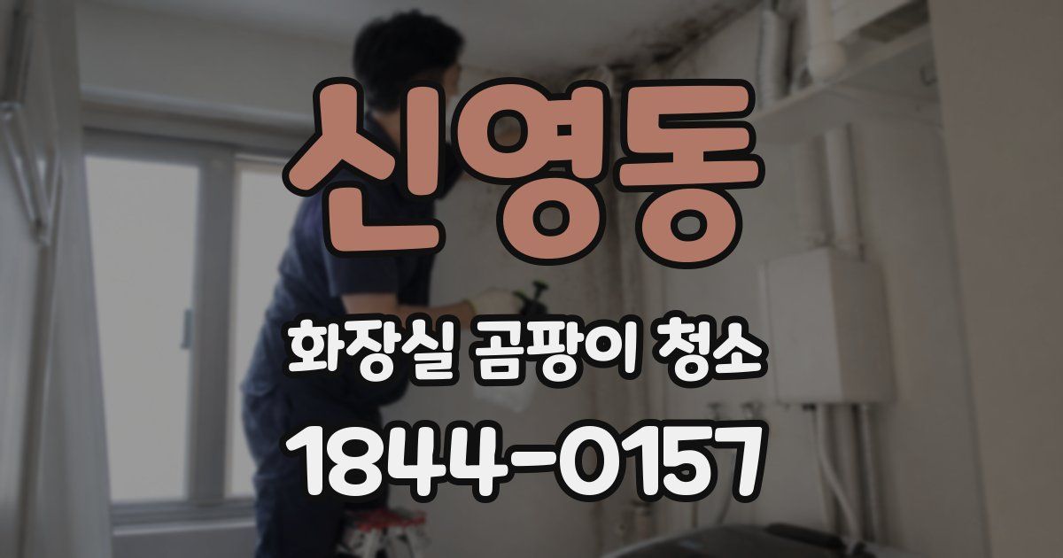 신영동 화장실 곰팡이 청소