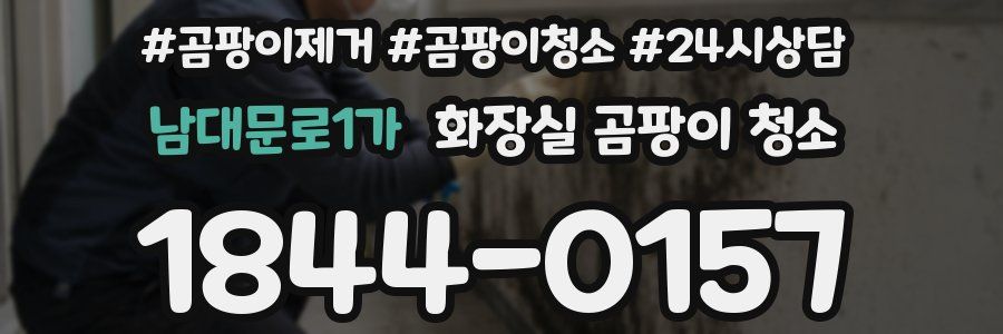 남대문로1가 화장실 곰팡이 청소