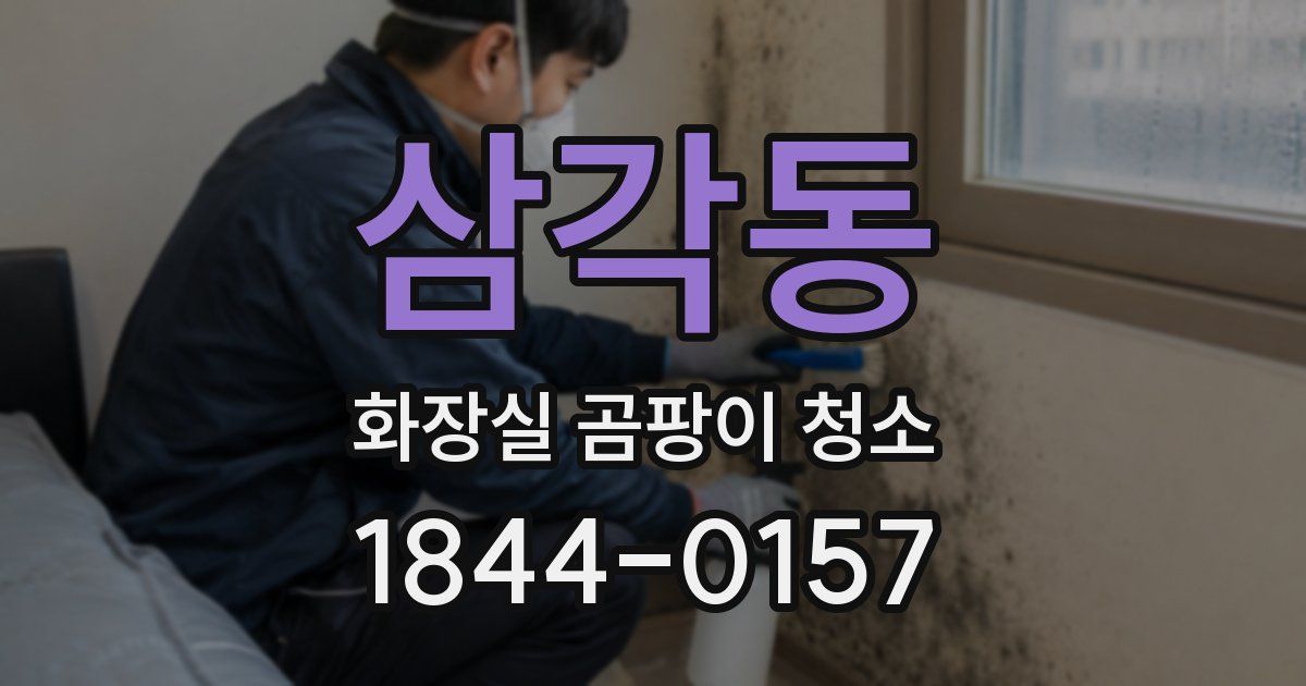 삼각동 화장실 곰팡이 청소