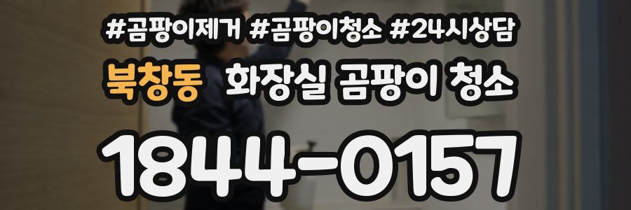 북창동 화장실 곰팡이 청소