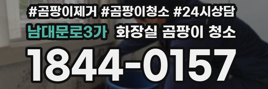 남대문로3가 화장실 곰팡이 청소