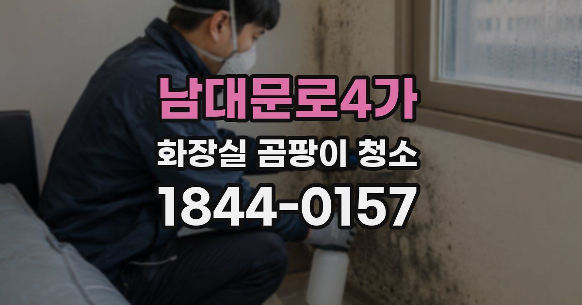 남대문로4가 화장실 곰팡이 청소