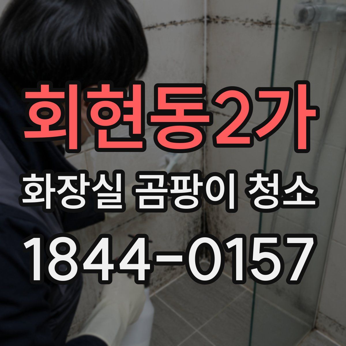 회현동2가 화장실 곰팡이 청소