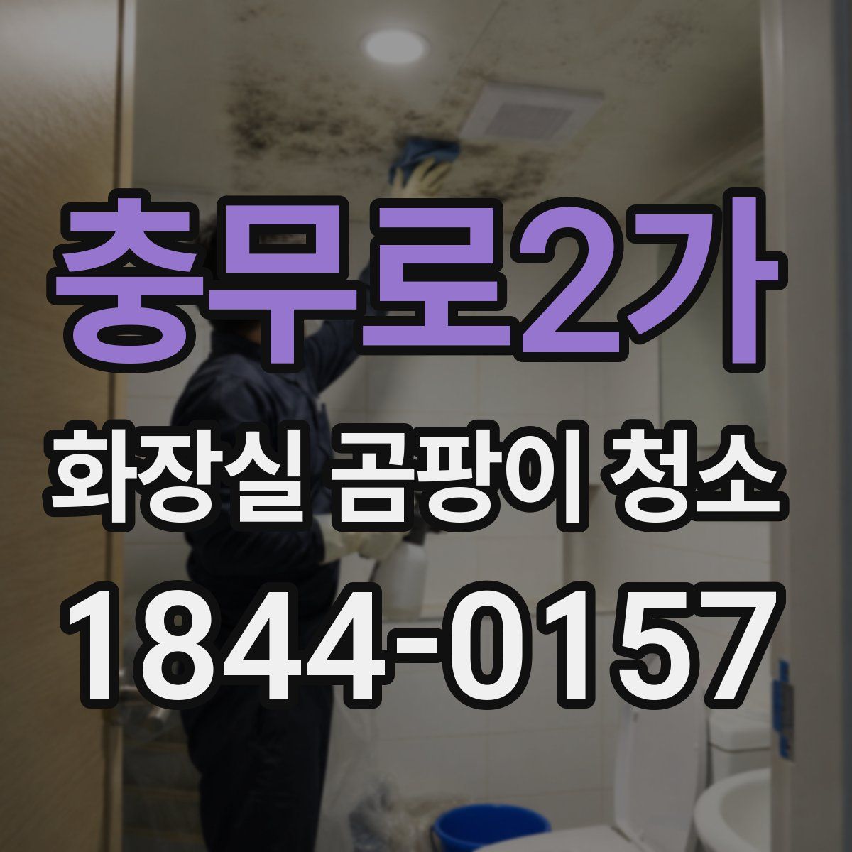 충무로2가 화장실 곰팡이 청소