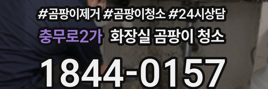충무로2가 화장실 곰팡이 청소