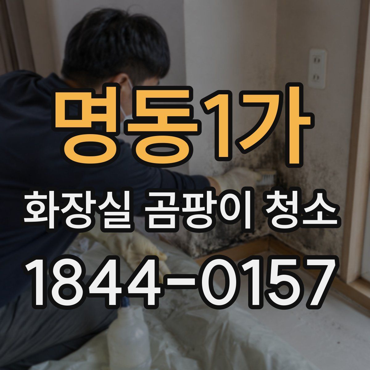 명동1가 화장실 곰팡이 청소