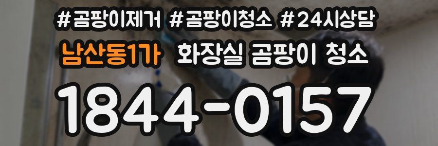남산동1가 화장실 곰팡이 청소