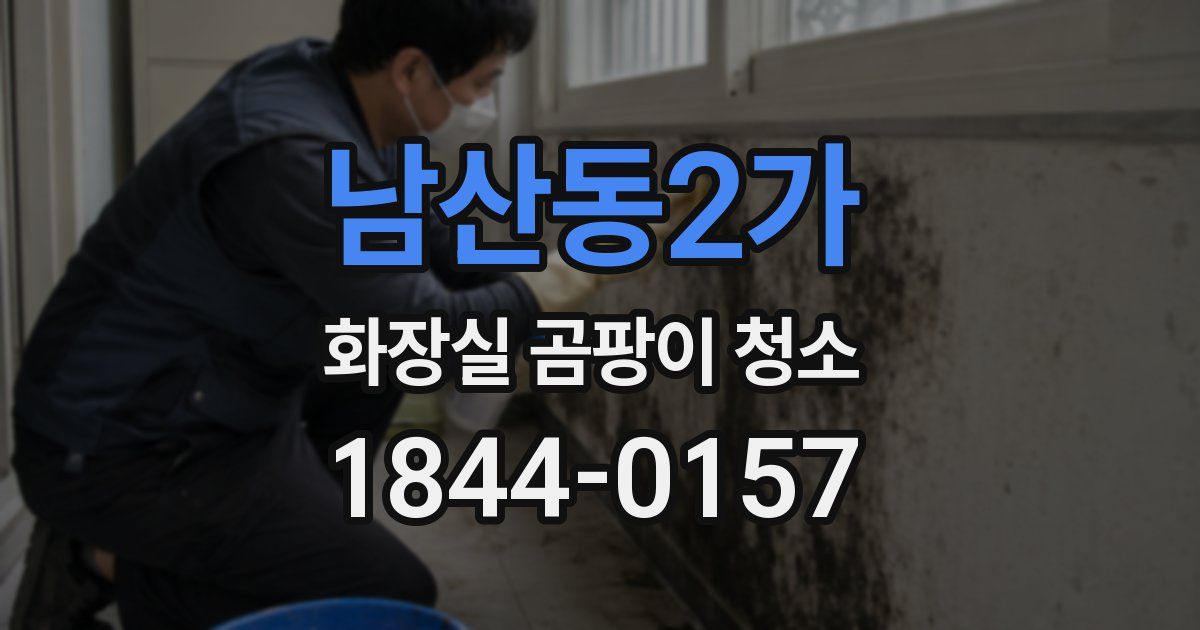 남산동2가 화장실 곰팡이 청소