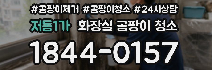 저동1가 화장실 곰팡이 청소