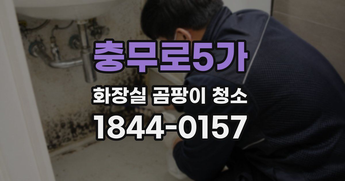 충무로5가 화장실 곰팡이 청소