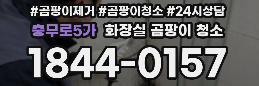 충무로5가 화장실 곰팡이 청소