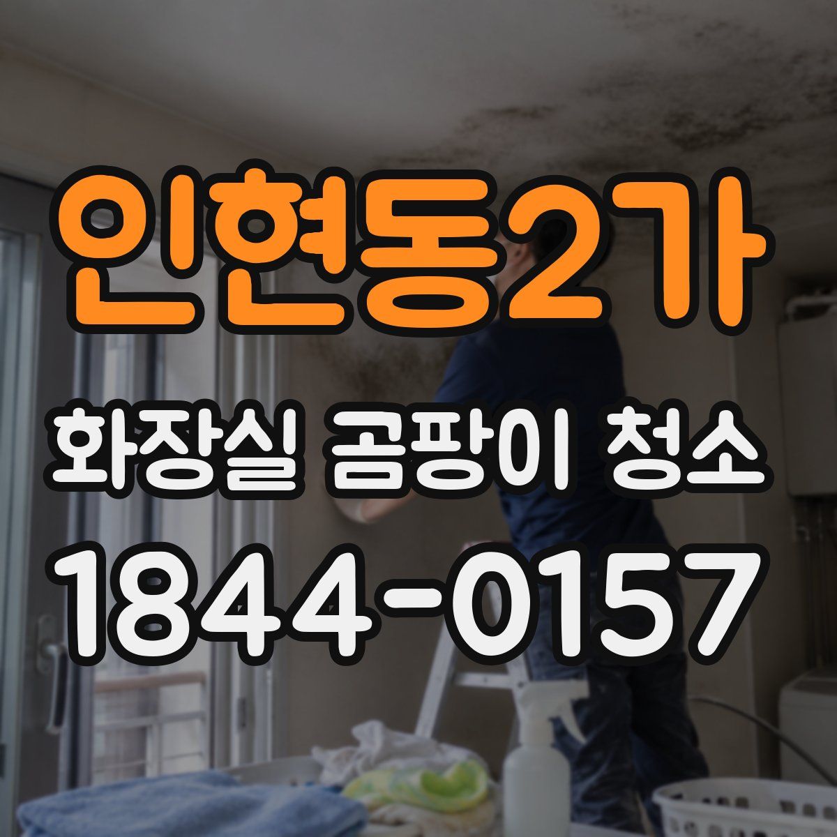 인현동2가 화장실 곰팡이 청소