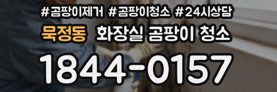 묵정동 화장실 곰팡이 청소