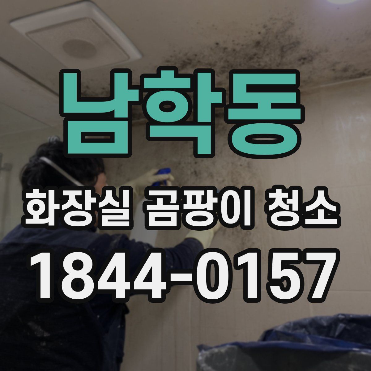 남학동 화장실 곰팡이 청소
