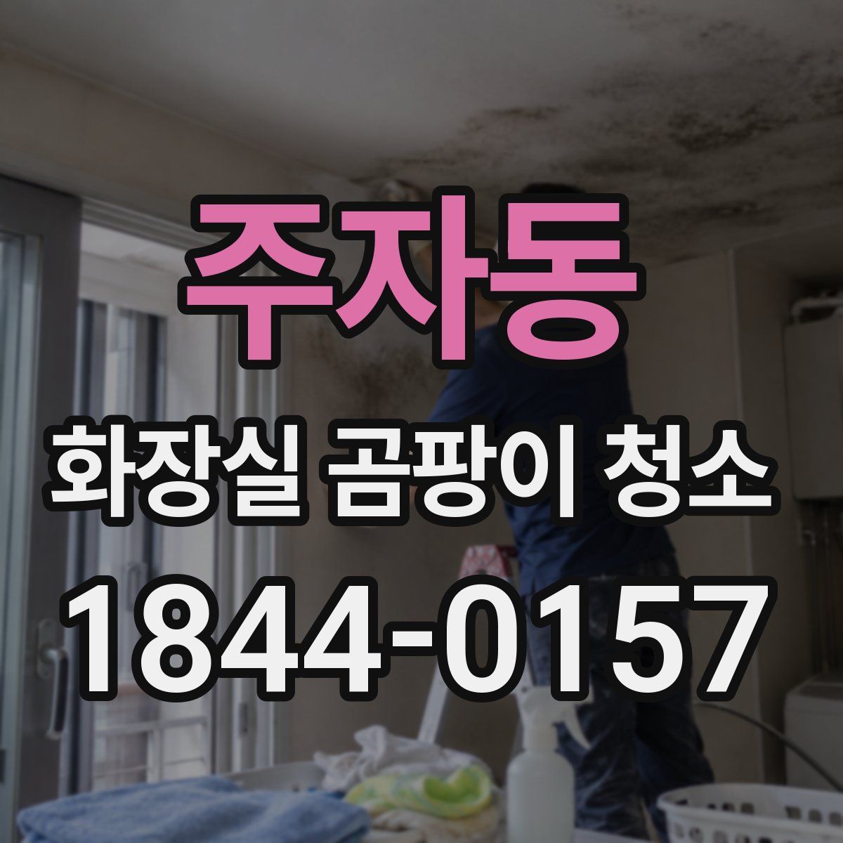 주자동 화장실 곰팡이 청소