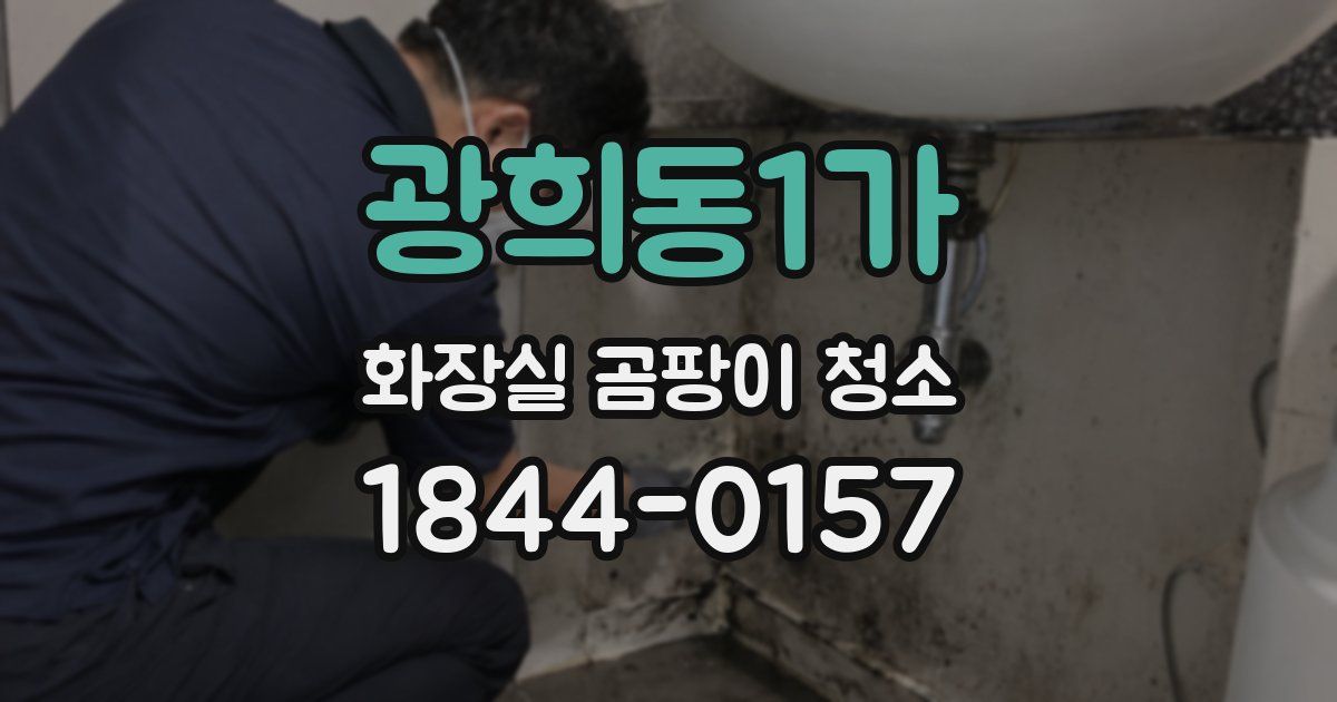 광희동1가 화장실 곰팡이 청소